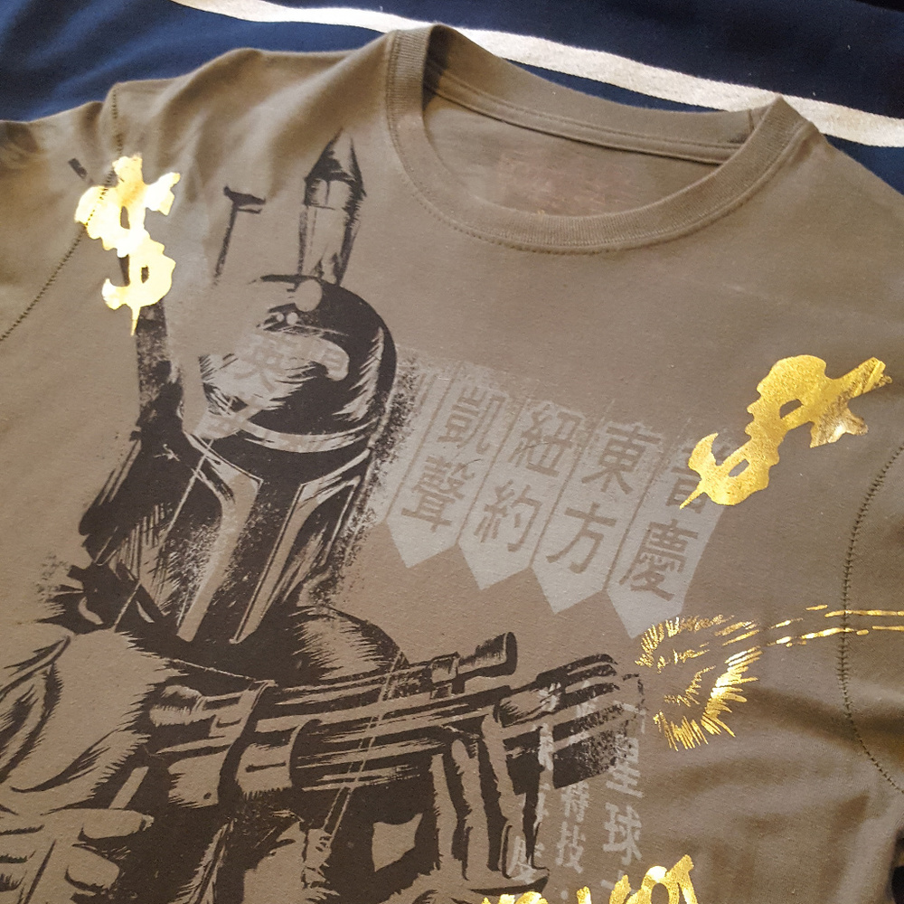 Boba Fett Marc Ecko Cut & Sew Shirt // Small